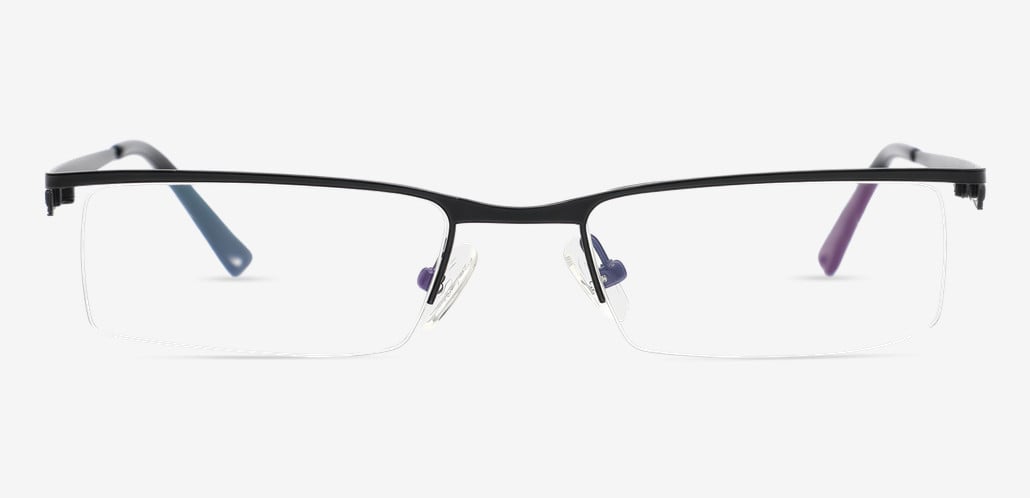 Hamilton Black Rectangle Glasses