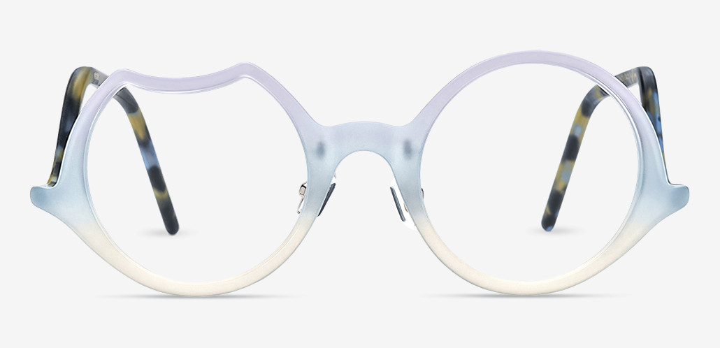 Audition Gafas Redondas Azules