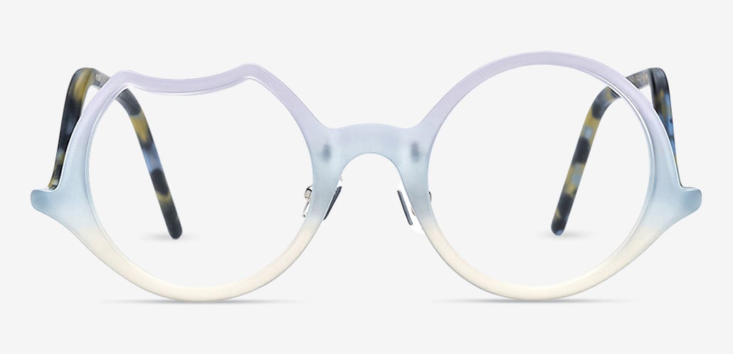 Audition Gafas Redondas Azules
