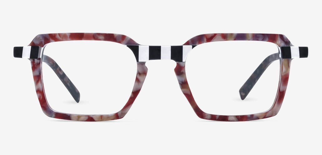 Chloe Brown Square Glasses