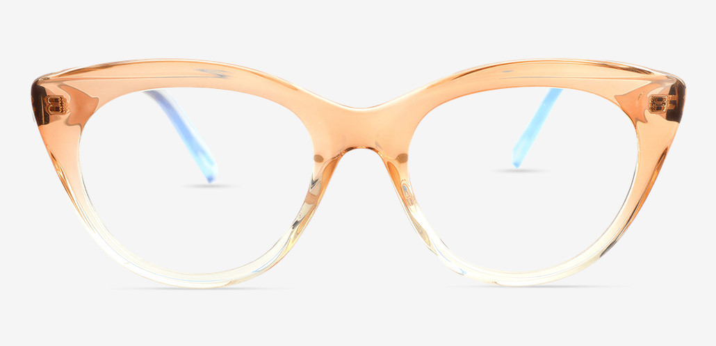 Eleanore Gafas Cat Eye Naranjas