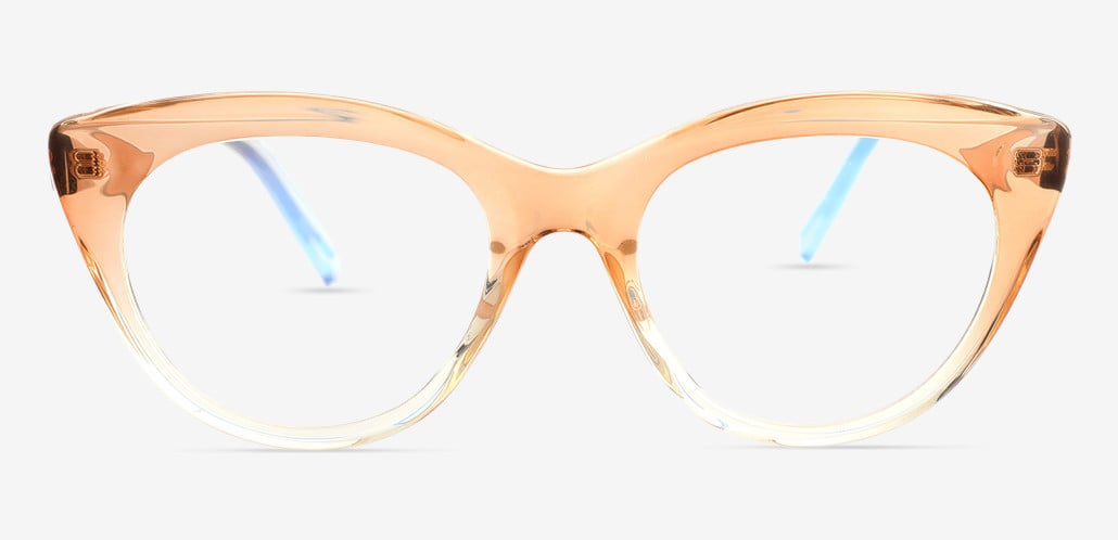 Eleanore Gafas Cat Eye Naranjas