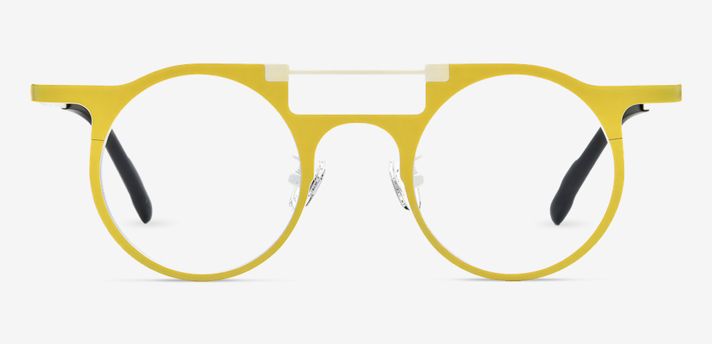 Woolley Yellow Aviator Glasses