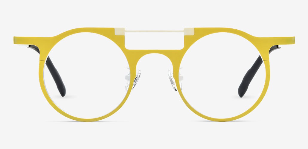 Woolley Yellow Aviator Glasses