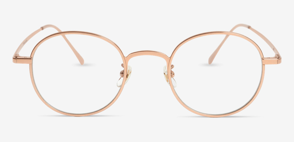 Hayden Gold Round Glasses