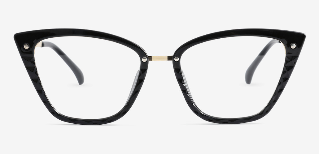 Daphne Occhiali Cat Eye Neri