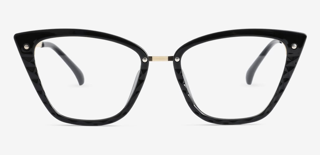 Daphne Occhiali Cat Eye Neri