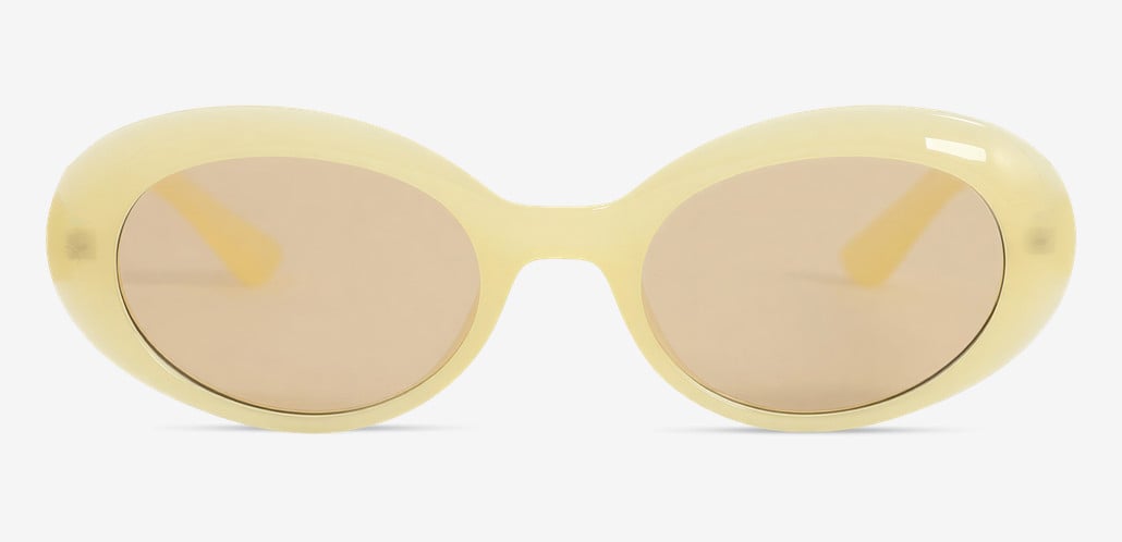 Smith Yellow Oval Sunglasses