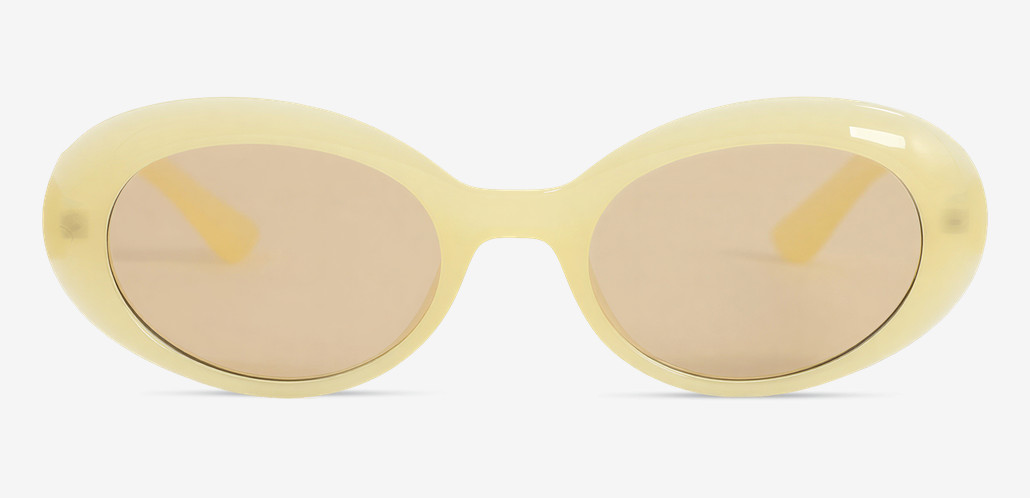 Smith Yellow Oval Sunglasses