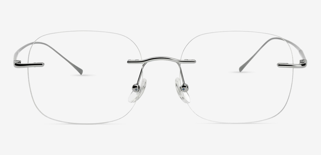 Hollis Gafas Cuadradas Plateadas