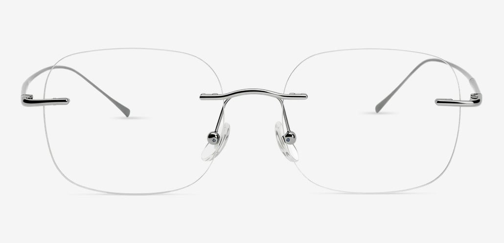 Hollis Gafas Cuadradas Plateadas