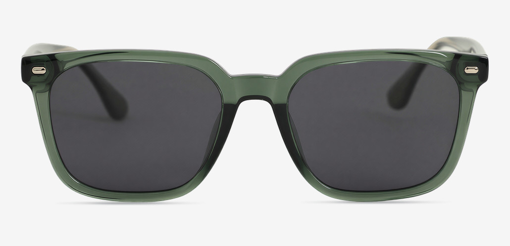 Carl Gafas de sol Cuadradas Verdes