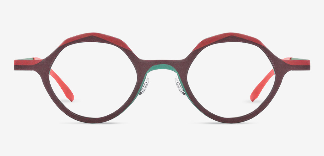 Christe Brown Round Glasses