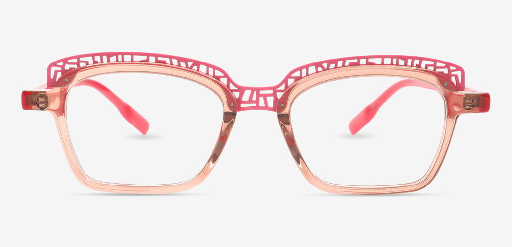 Caru Gafas Cuadradas Champán