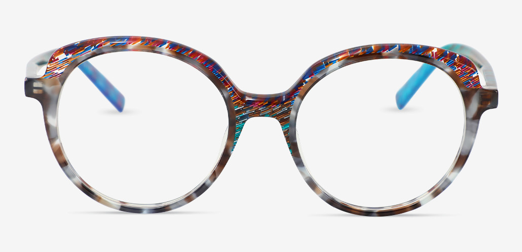 Grant Multicolor Round Glasses