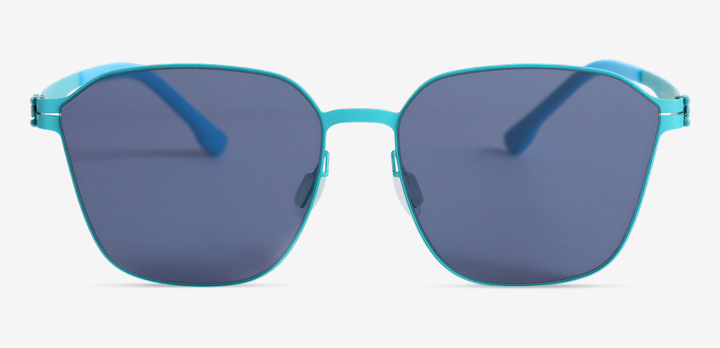 Benedict Blue Square Sunglasses