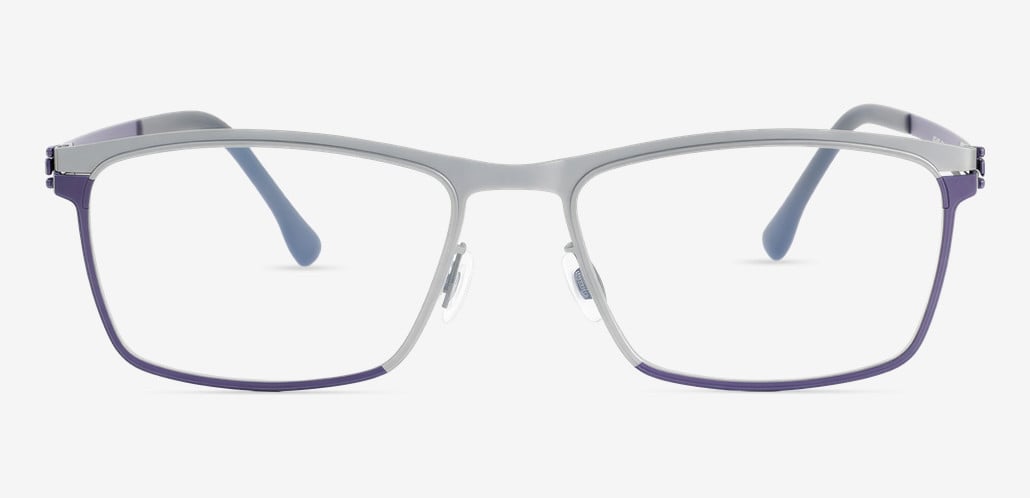 Rebecca Gafas Rectangulares Plateadas