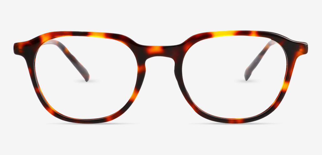 Bertha Tortoise Square Glasses