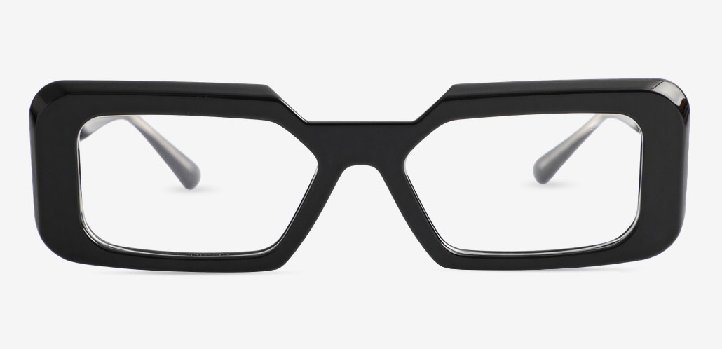 Channing Gafas Rectangulares Negras