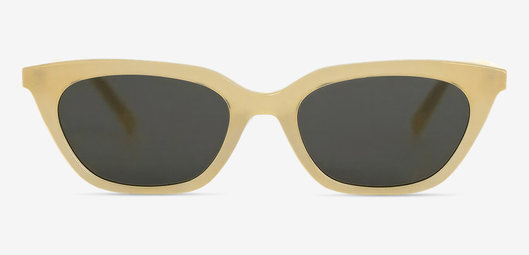 Tucker Yellow Rectangle Sunglasses