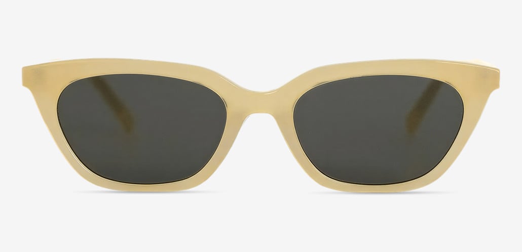 Tucker Yellow Rectangle Sunglasses