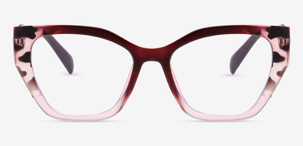 Rita Red Cat Eye Glasses