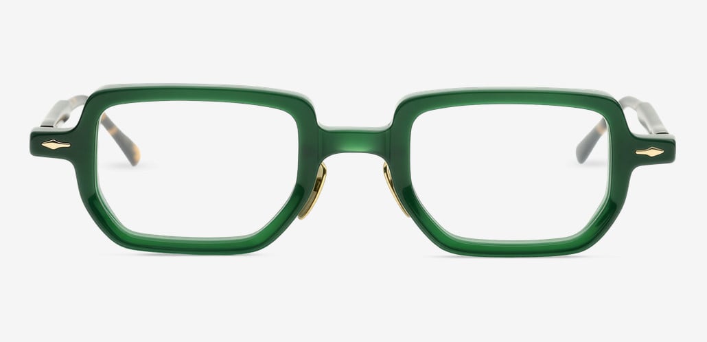 Claire Gafas Rectangulares Verdes