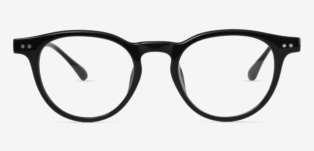Monroe Black Round Glasses