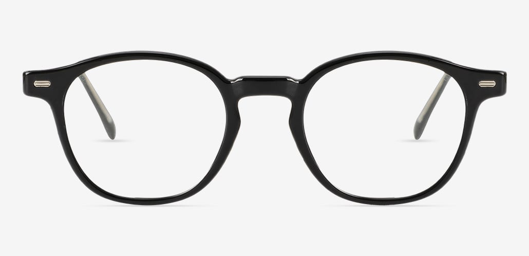 Zebulon Black Square Glasses