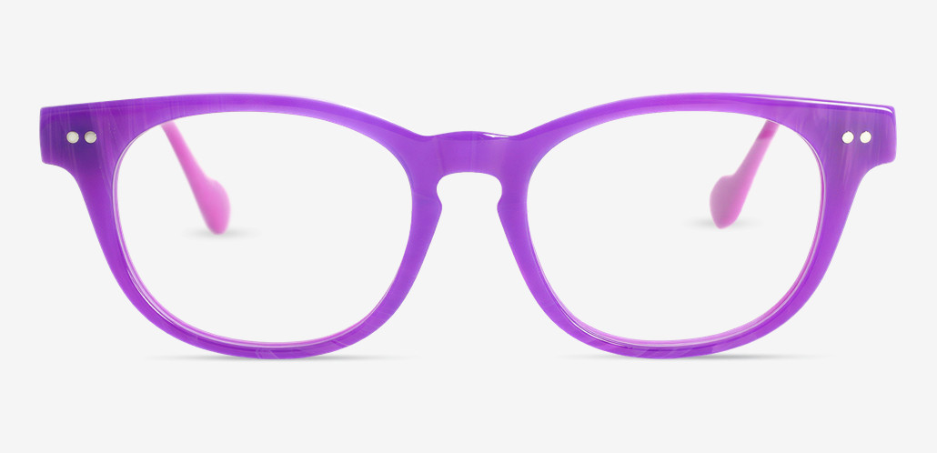 Hardy Gafas Cuadradas Moradas