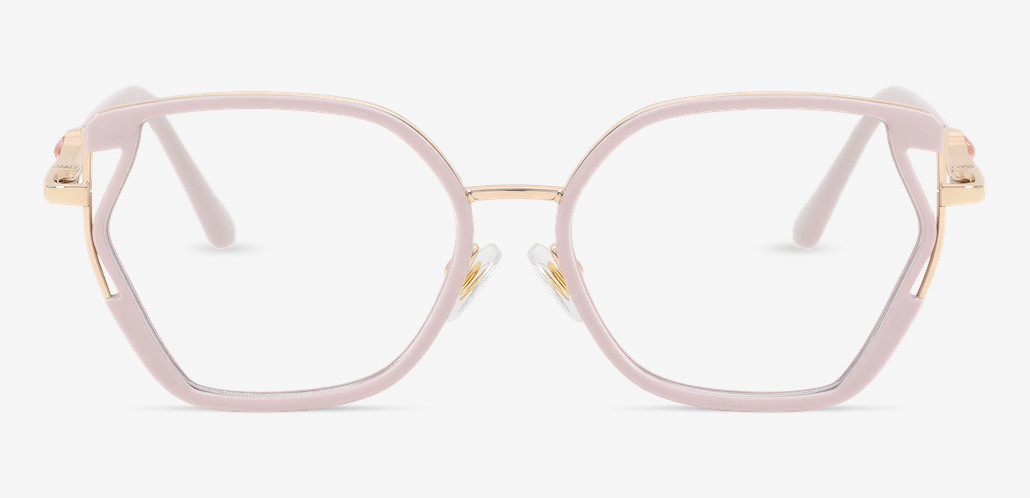 Beatrix Pink Square Glasses