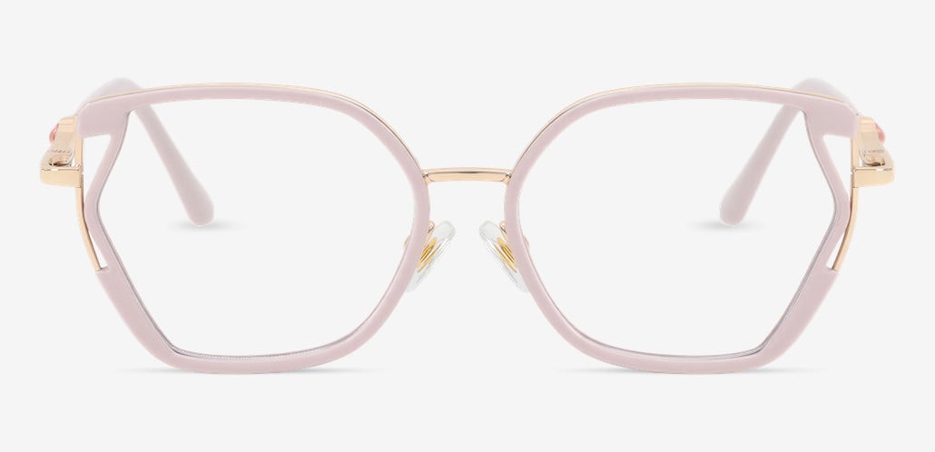 Beatrix Pink Square Glasses