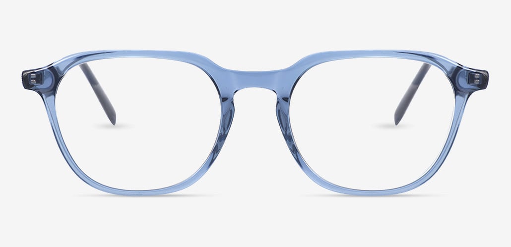 Bertha Blue Square Glasses