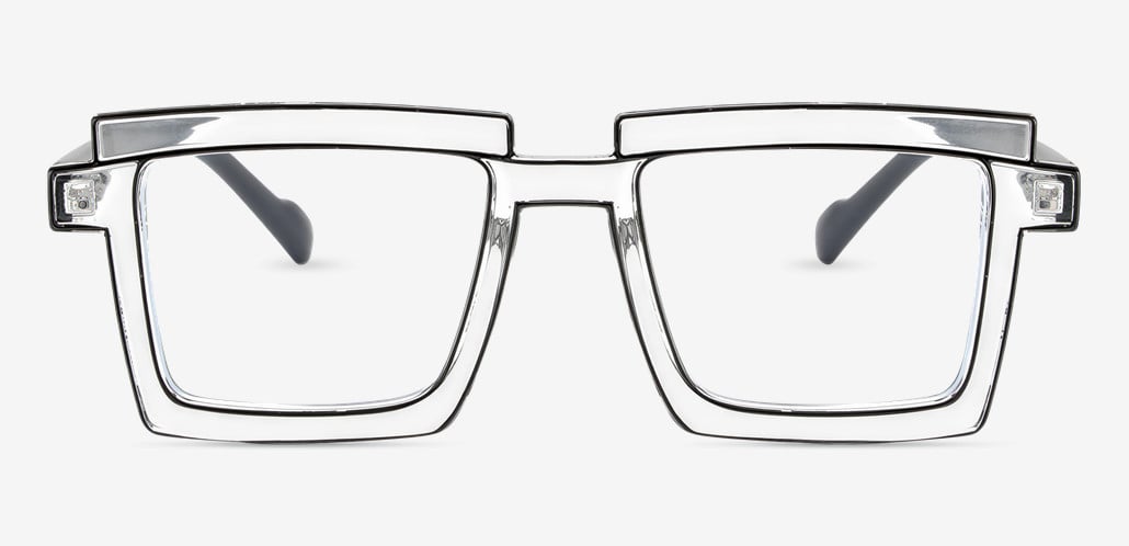 Flossie Gafas Cuadradas Transparentes