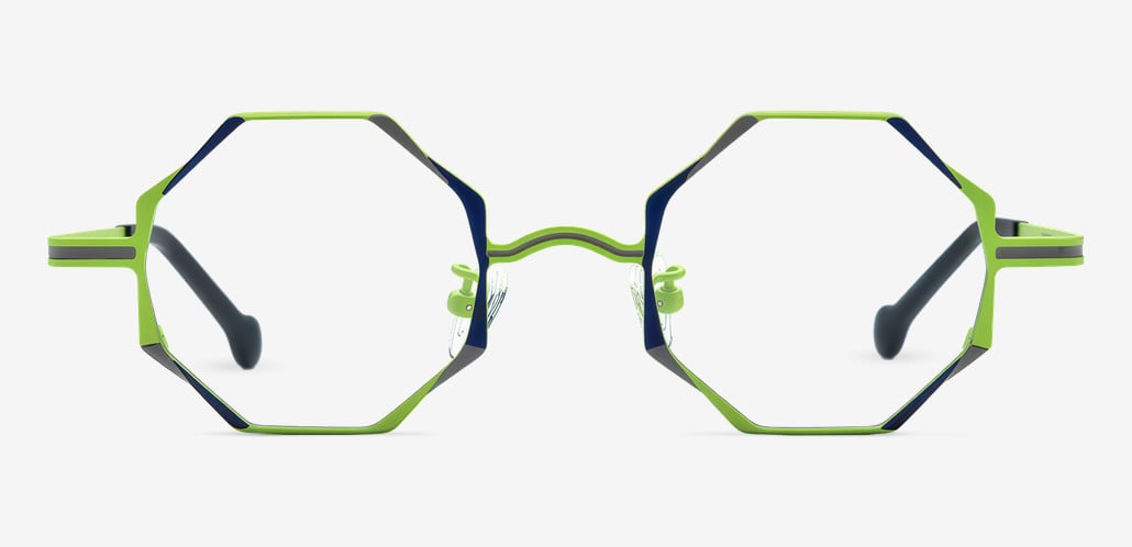 Sawye Gafas Geométricas Verdes