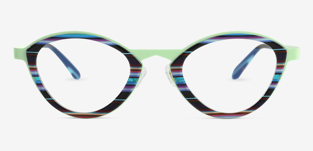 Gibbon Gafas Cat Eye Verdes