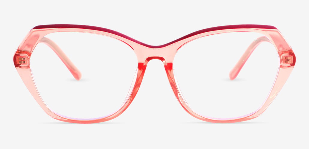 Eddie Red Cat Eye Glasses