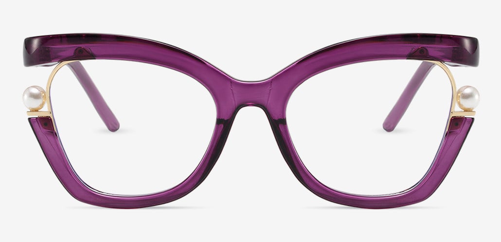 Halona Purple Cat Eye Glasses