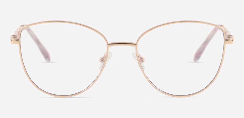 Fern Pink Cat Eye Glasses