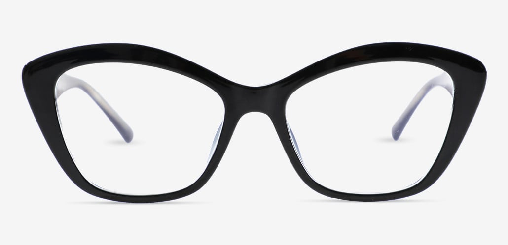 Belloc Black Cat Eye Glasses