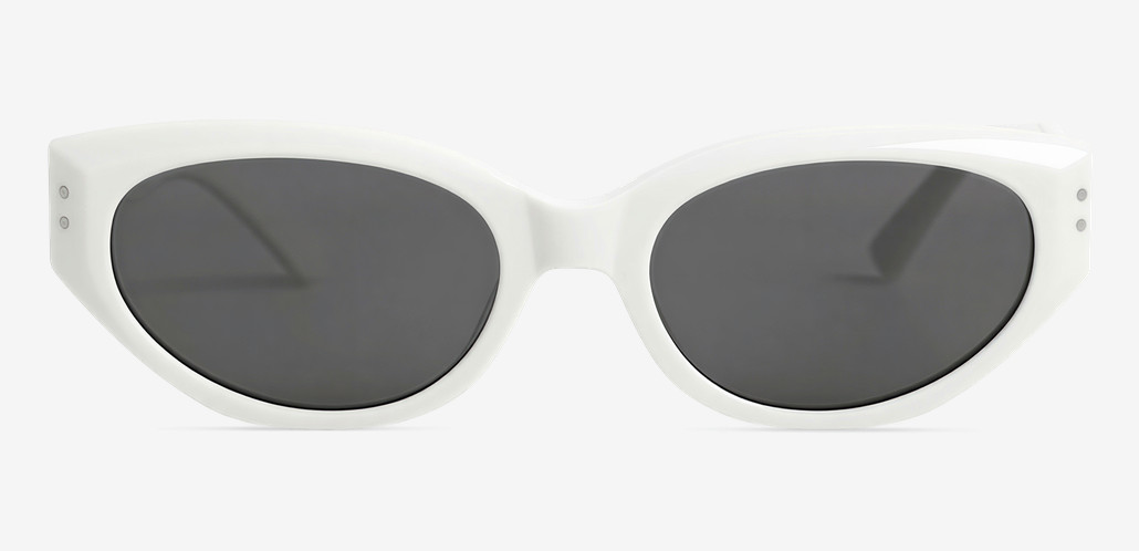 Young Gafas de sol Cat Eye Blancas