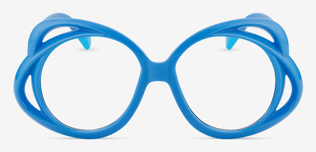 Harold Gafas Redondas Azules
