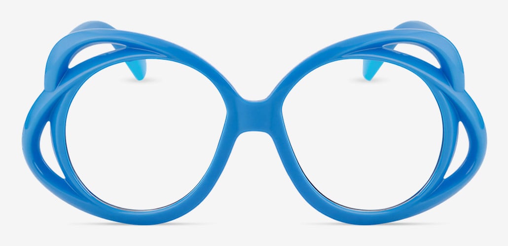 Harold Gafas Redondas Azules