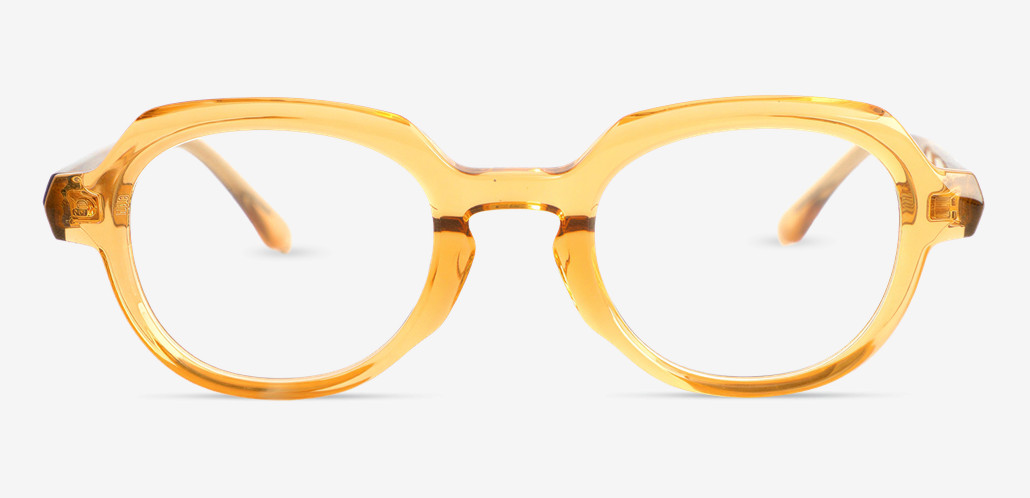 Deborah Gafas Redondas Naranjas