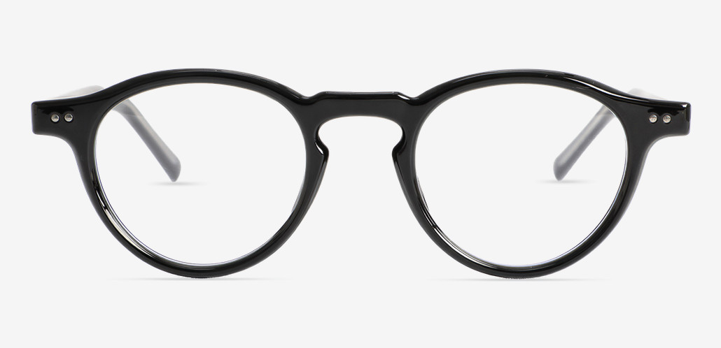 Dorothy Black Round Glasses