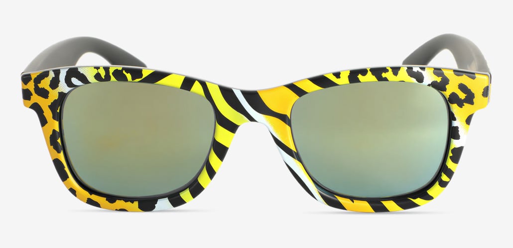 Florence Yellow Square Sunglasses