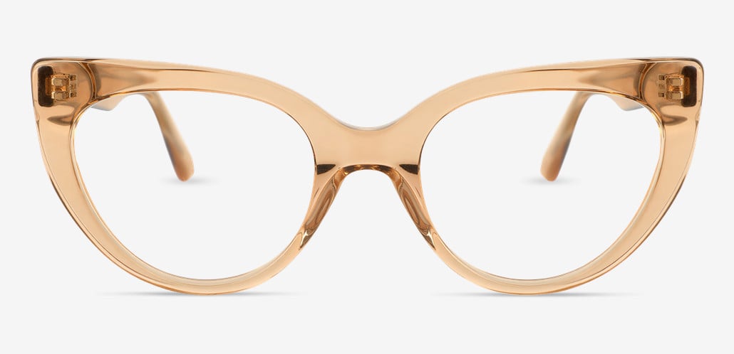 Roberta Champagne Cat Eye Glasses