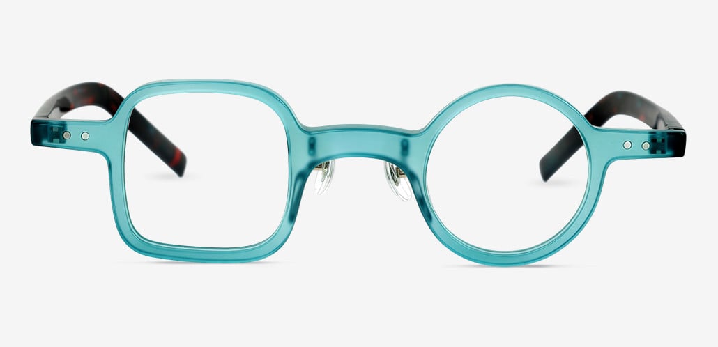 Curtis Gafas Cuadradas Redondas Azules