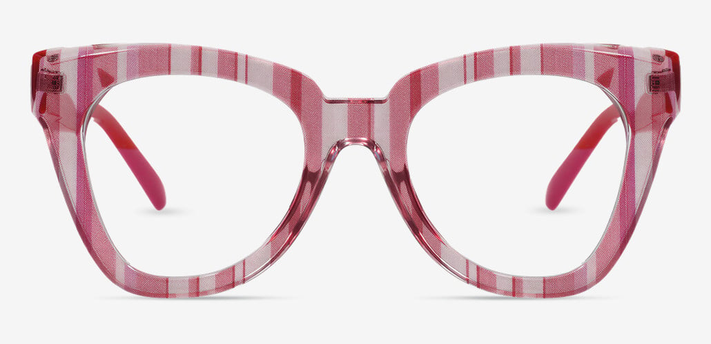 Kitty Rote Cat Eye Brille