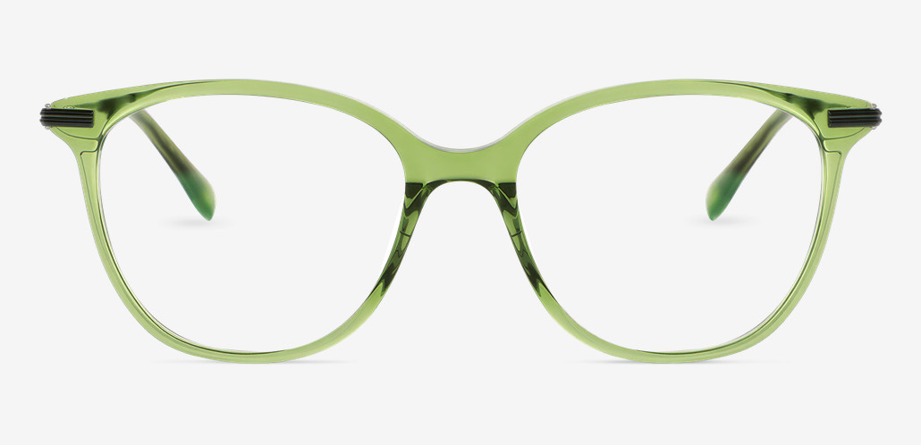 Celeste Green Square Glasses